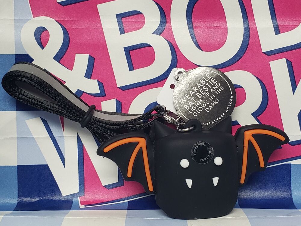 BBW Bat Wings Glow Lanyard Pocketbac Holder | Backpack Purse Luggage Keychain